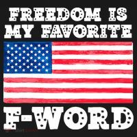 Freedom is my Favorite F Word Liberty conservative America Ornament thumb 1