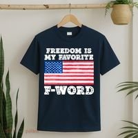 Freedom is my Favorite F Word Liberty conservative America T-Shirt thumb 2