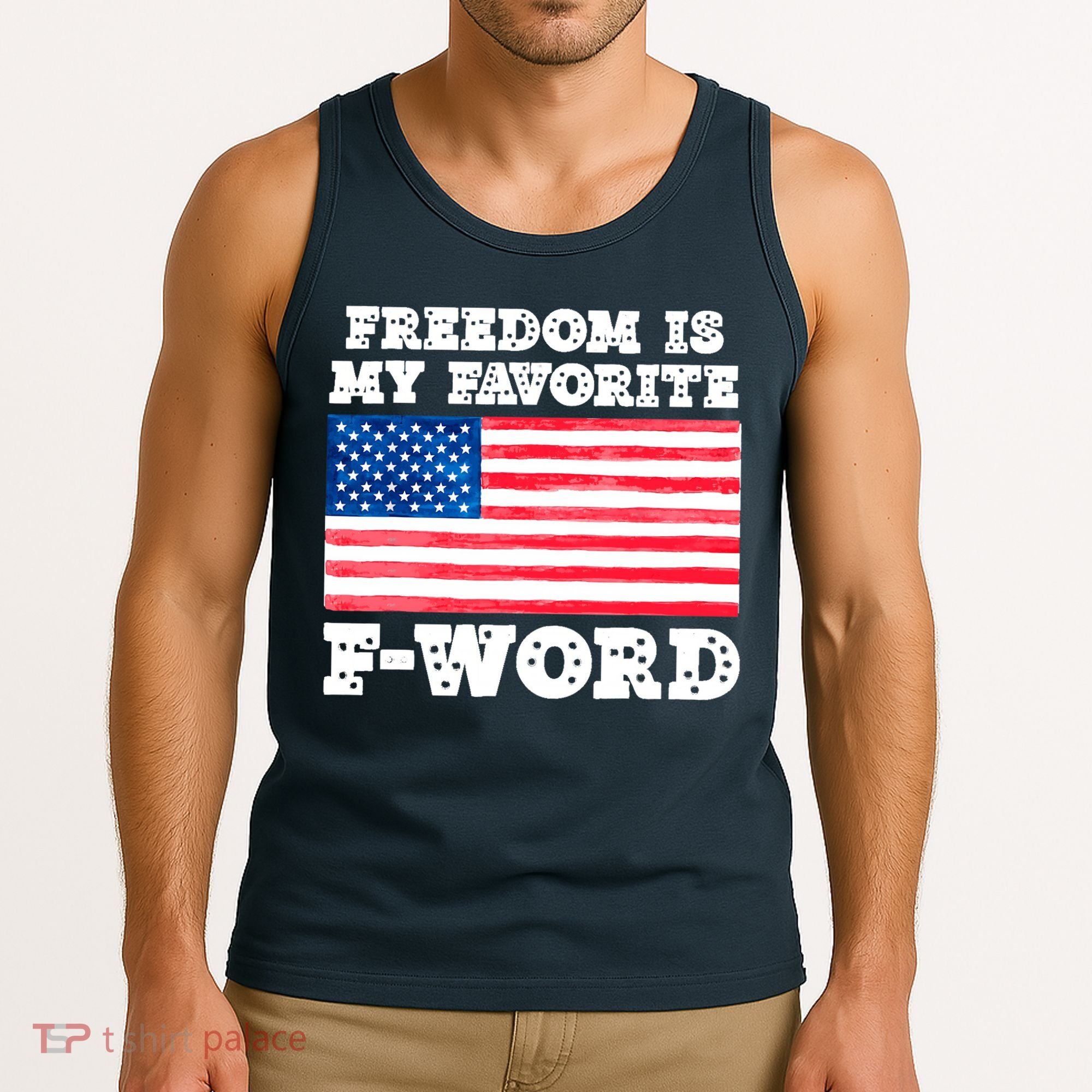 Freedom is my Favorite F Word Liberty conservative America Tank Top