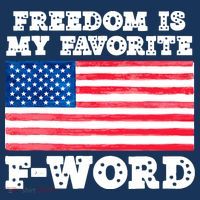 Freedom is my Favorite F Word Liberty conservative America Visor thumb 3