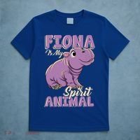 Fiona Is My Spirit Animal Baby Hippo Hippopotamus Lover Funny Gift T-Shirt thumb 5