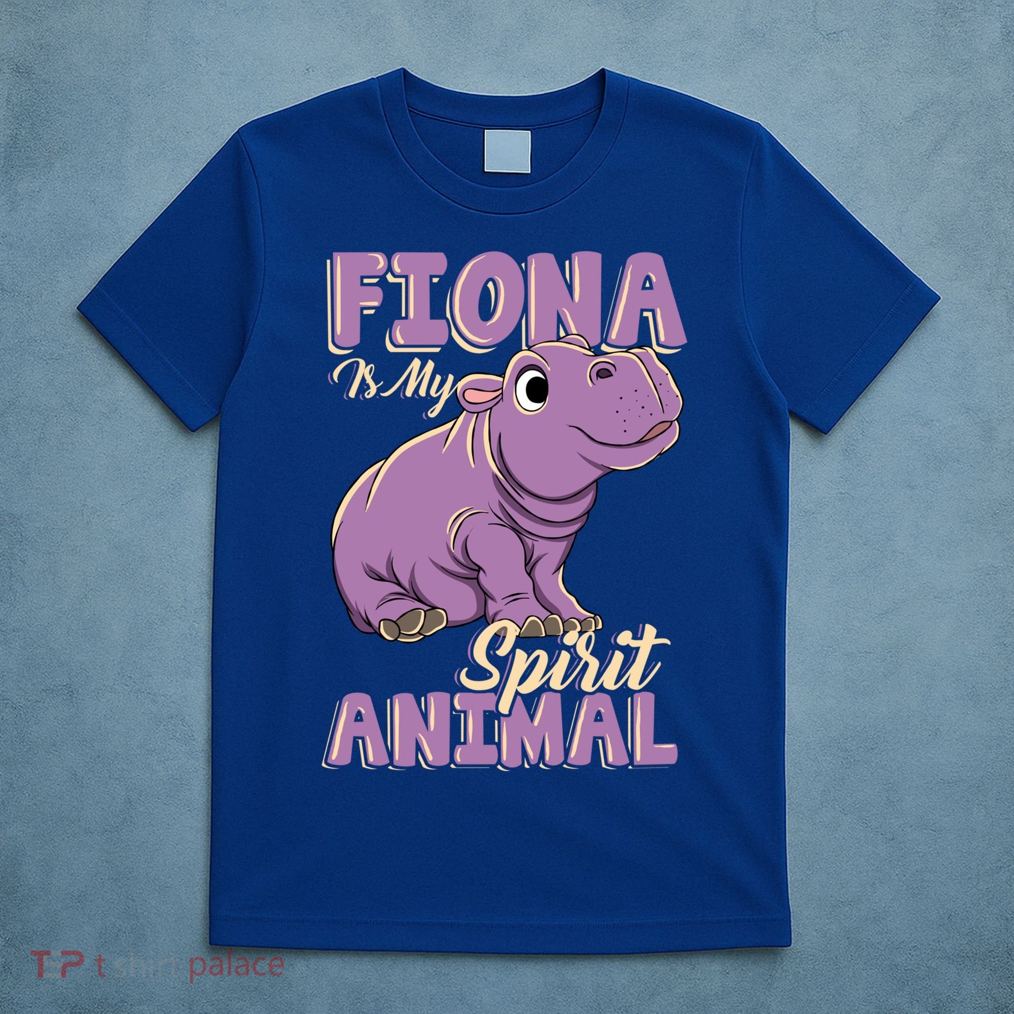 Fiona Is My Spirit Animal Baby Hippo Hippopotamus Lover Funny Gift T-Shirt