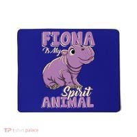 Fiona Is My Spirit Animal Baby Hippo Hippopotamus Lover Funny Gift Mousepad thumb 0