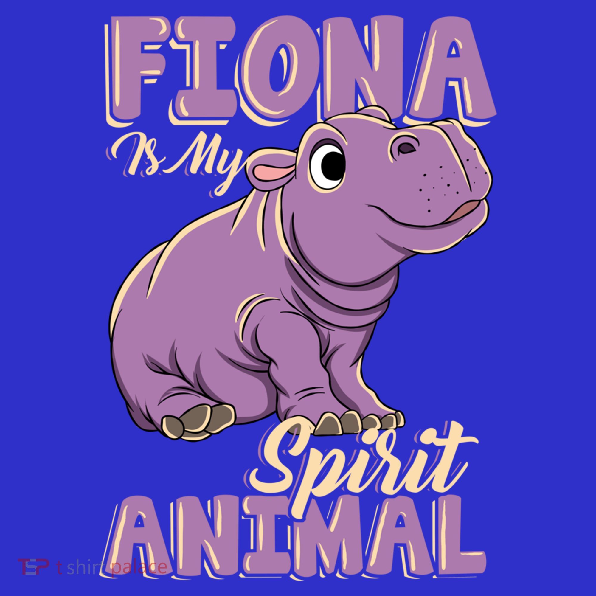 Fiona Is My Spirit Animal Baby Hippo Hippopotamus Lover Funny Gift Women's T-Shirt