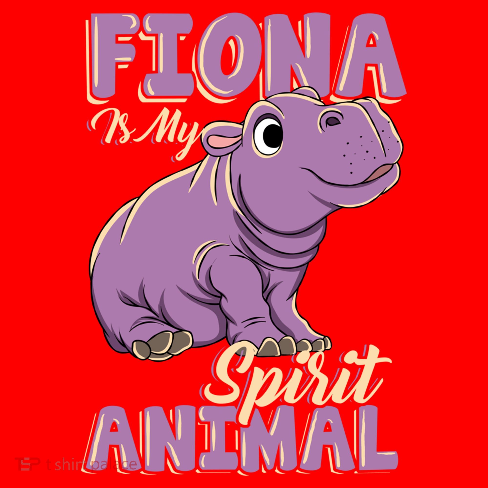 Fiona Is My Spirit Animal Baby Hippo Hippopotamus Lover Funny Gift Santa Hat
