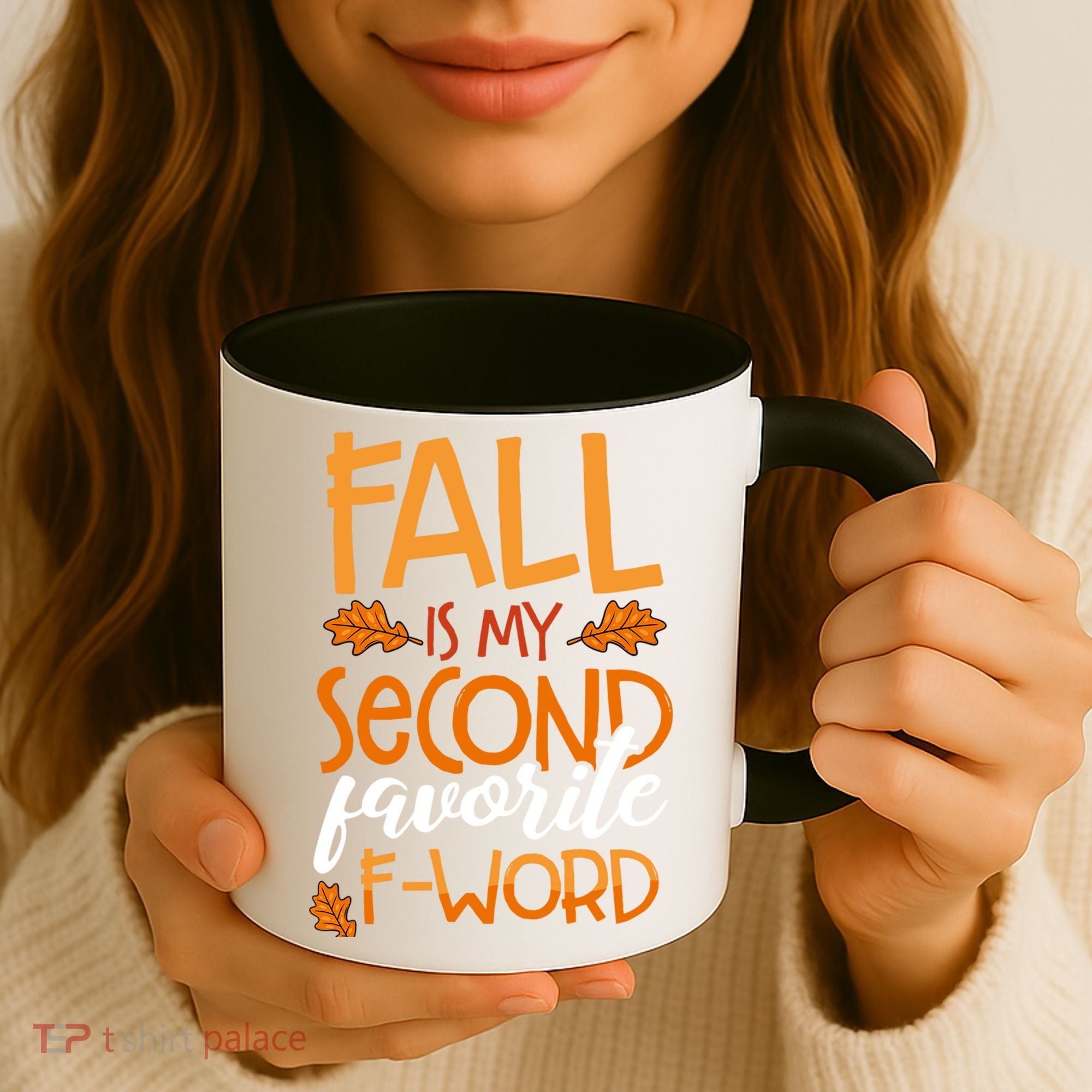 Fall Is My Second Favorite F Word Funny Autumn Gift Coffee Mug