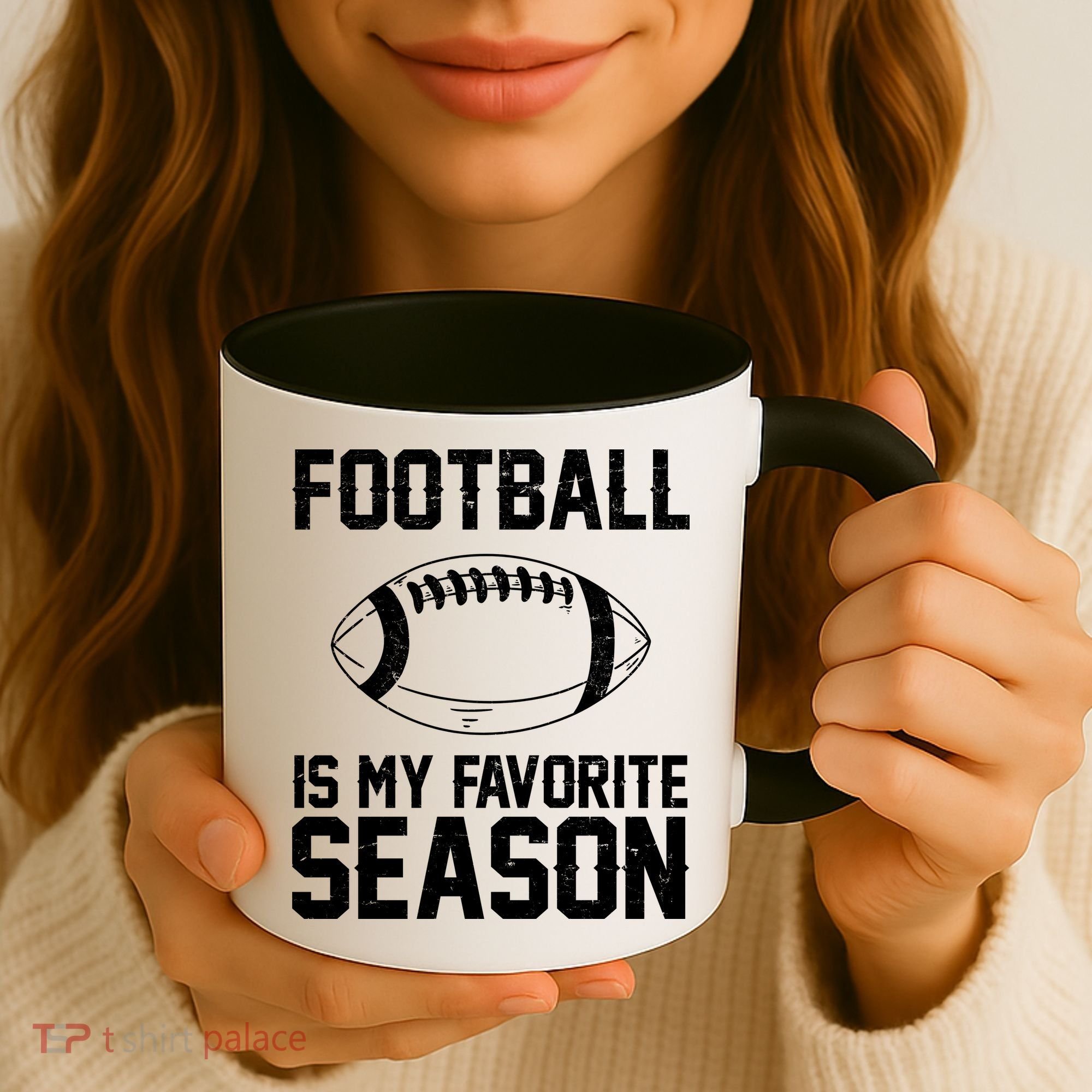 Football Is My Favorite Season Coffee Mug