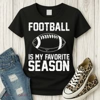 Football Is My Favorite Season Women's T-Shirt thumb 3