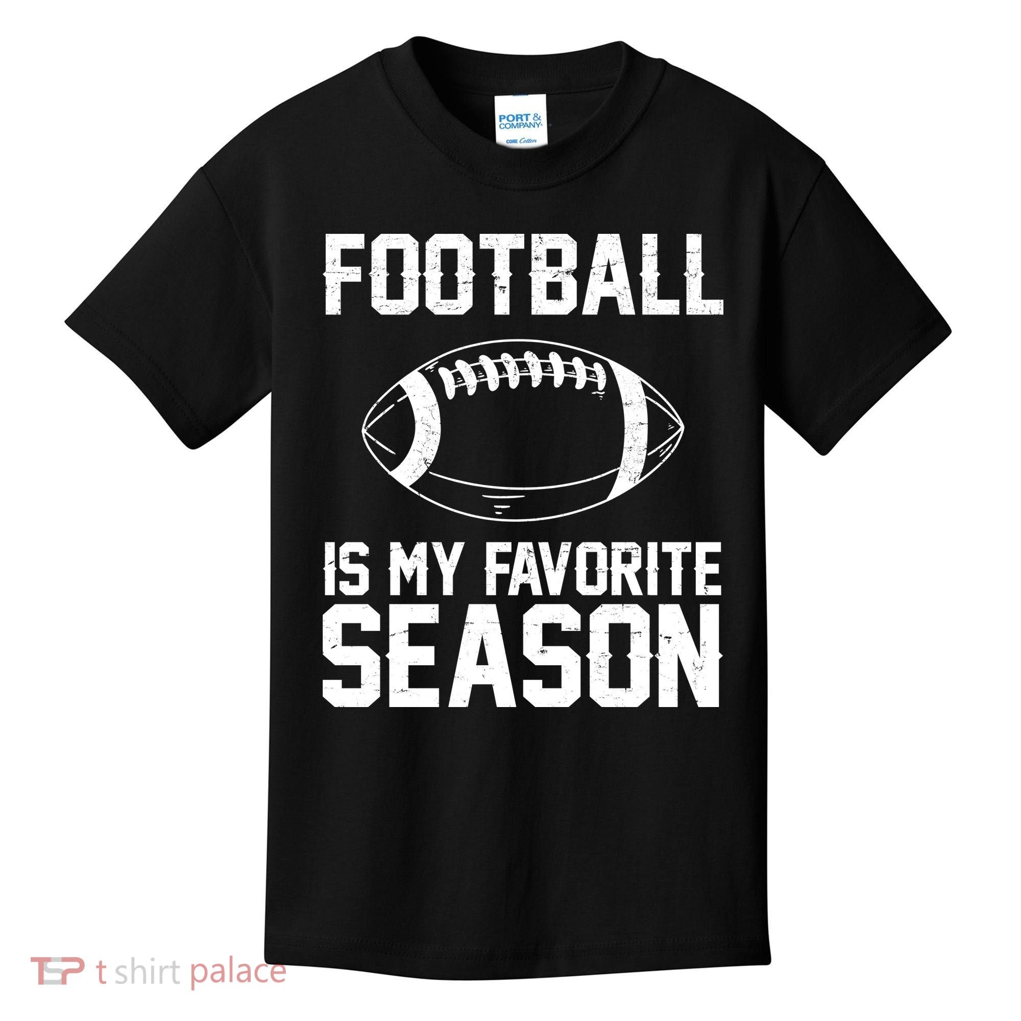 Football Is My Favorite Season Kids T-Shirt