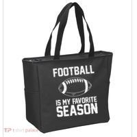 Football Is My Favorite Season Tote Bag thumb 2