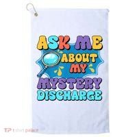 Fun Inappropriate Mystery Discharge Embarrassing Adult Humor Golf Towel thumb 0