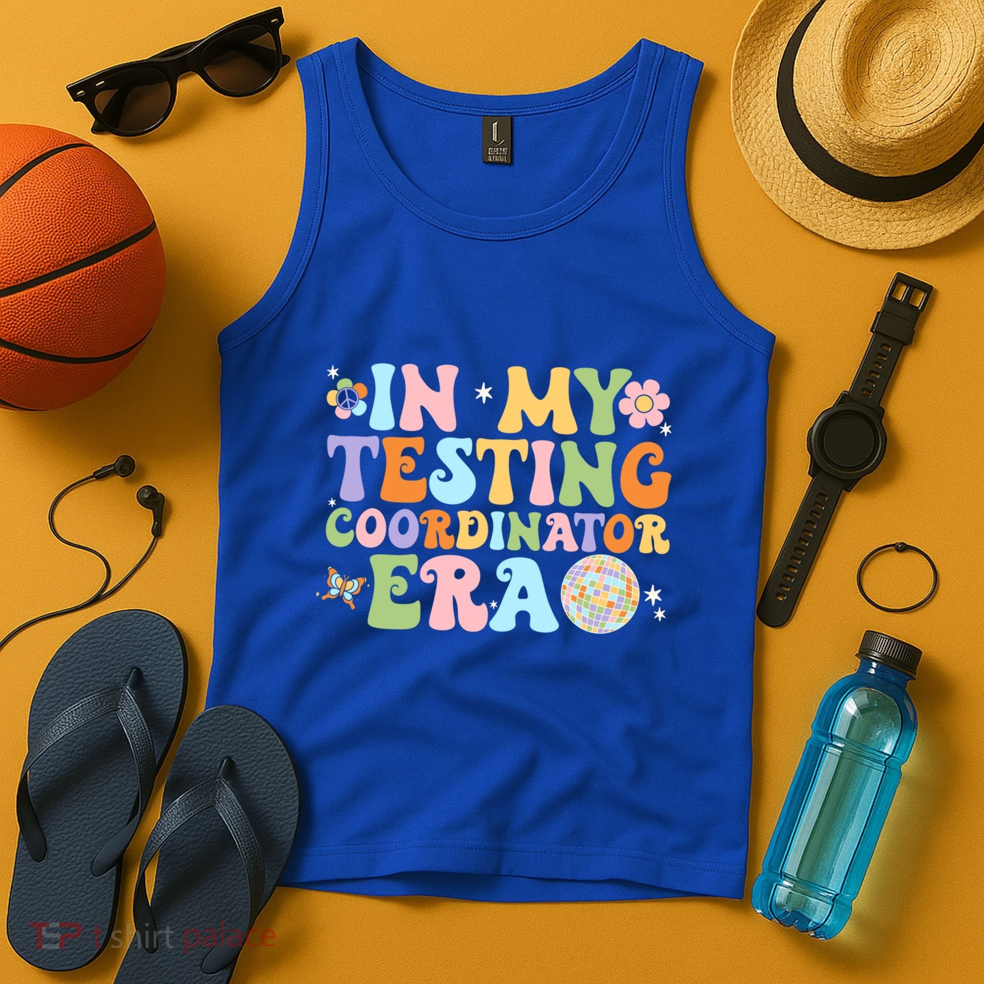 Funny In My Testing Coordinator Era Motivational Students Cute Gift Tank Top