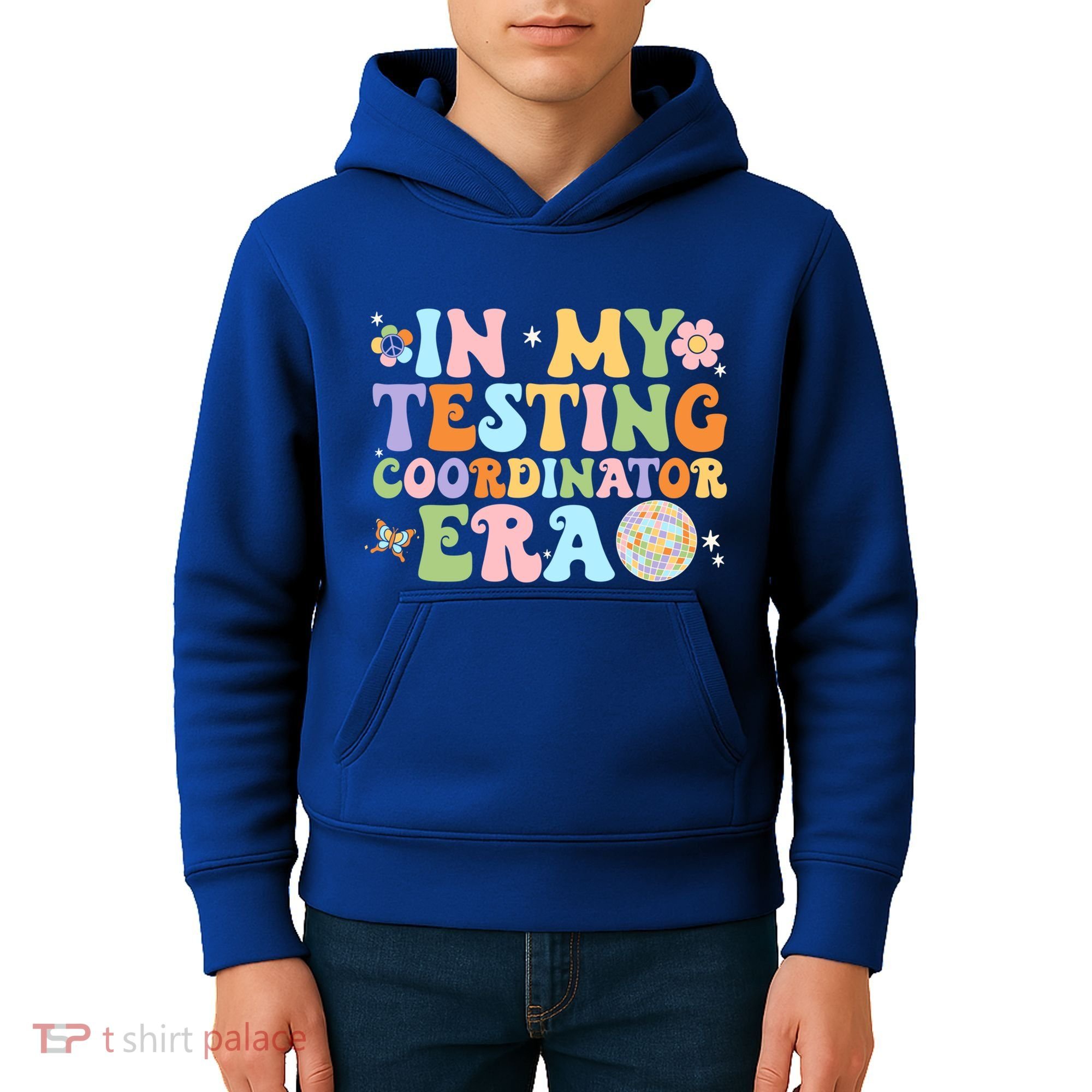 Funny In My Testing Coordinator Era Motivational Students Cute Gift Kids Hoodie