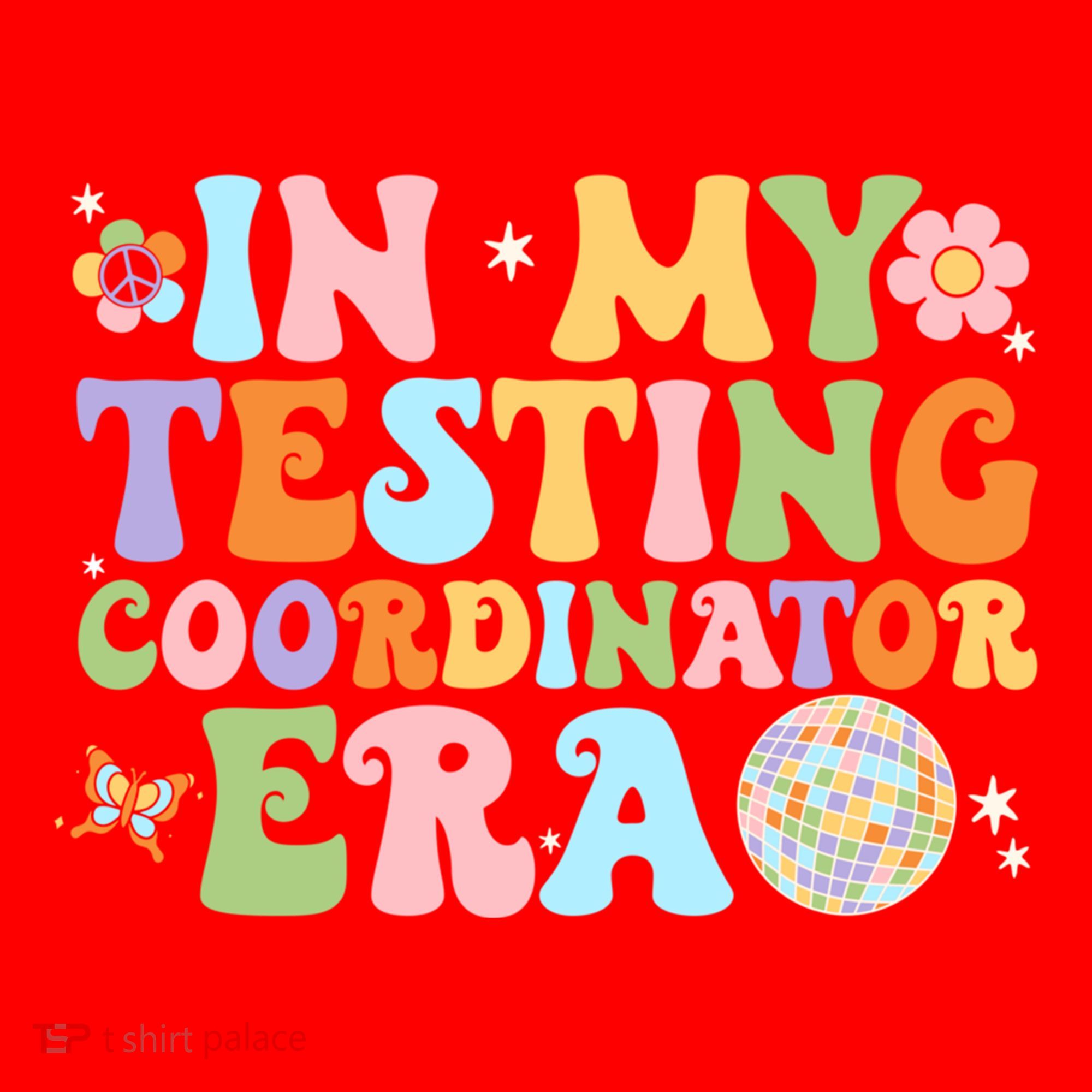 Funny In My Testing Coordinator Era Motivational Students Cute Gift Santa Hat