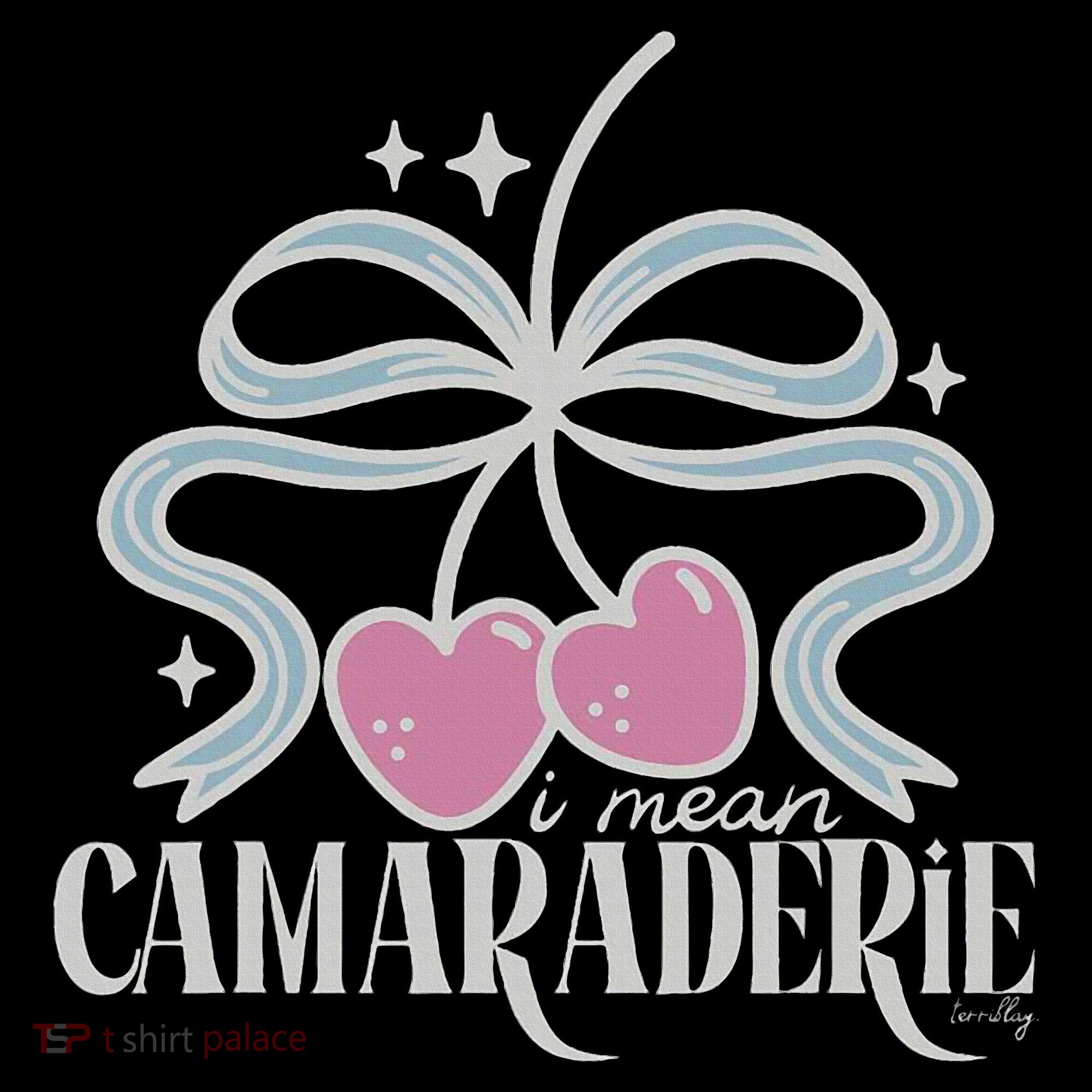 Funny I Mean Camaraderie Terriblay Women's Hoodie