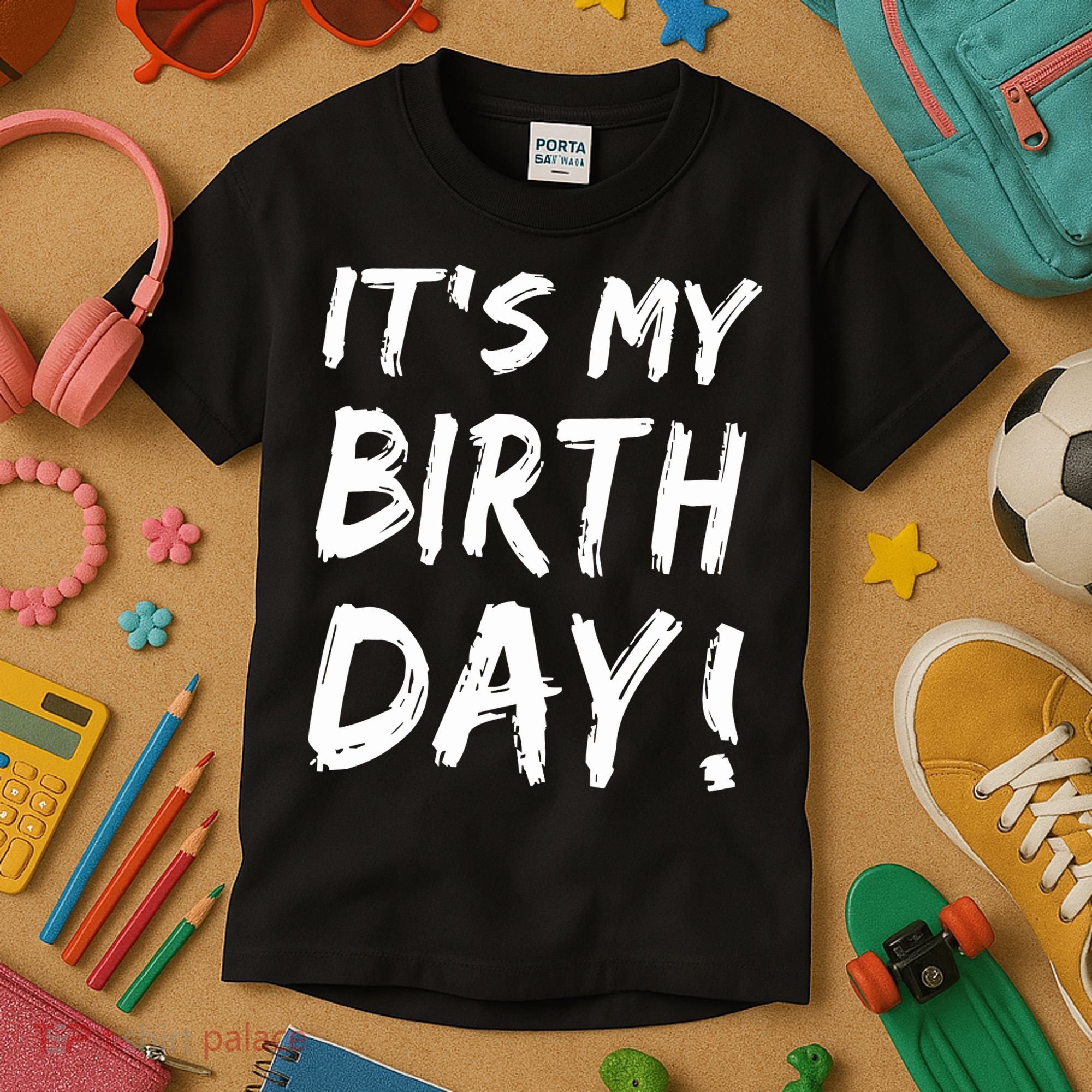 Funny It's My Birthday For Boy Girl Birthday Kids T-Shirt