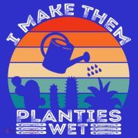 Funny I Make Them Planties Wet Vintage Gardener Gardening Gift T-Shirt thumb 7