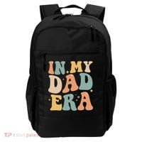 Funny In My Dad Era Lover Groovy Retro Daddy Fathers Day Gift Backpack thumb 0