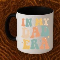Funny In My Dad Era Lover Groovy Retro Daddy Fathers Day Gift Coffee Mug thumb 2