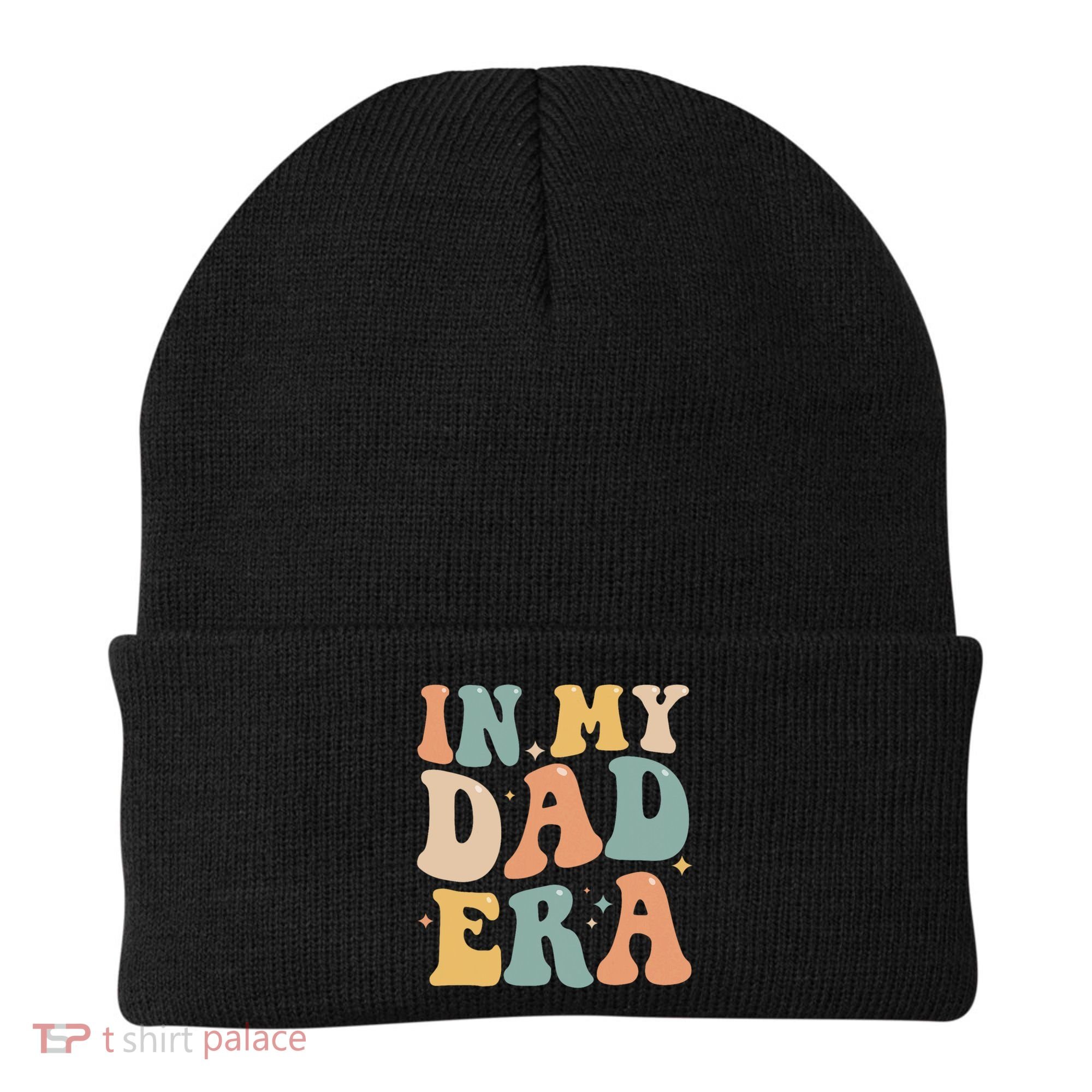 Funny In My Dad Era Lover Groovy Retro Daddy Fathers Day Gift Beanie
