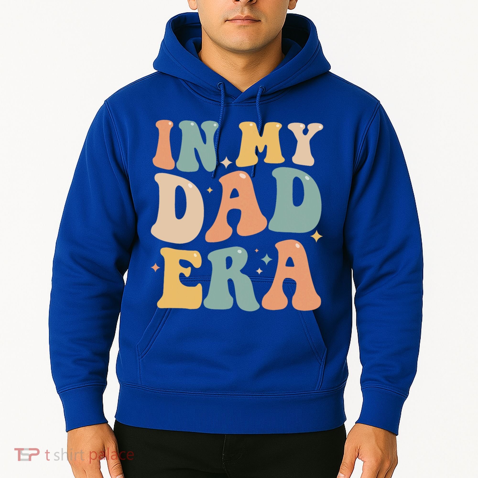 Funny In My Dad Era Lover Groovy Retro Daddy Fathers Day Gift Hoodie