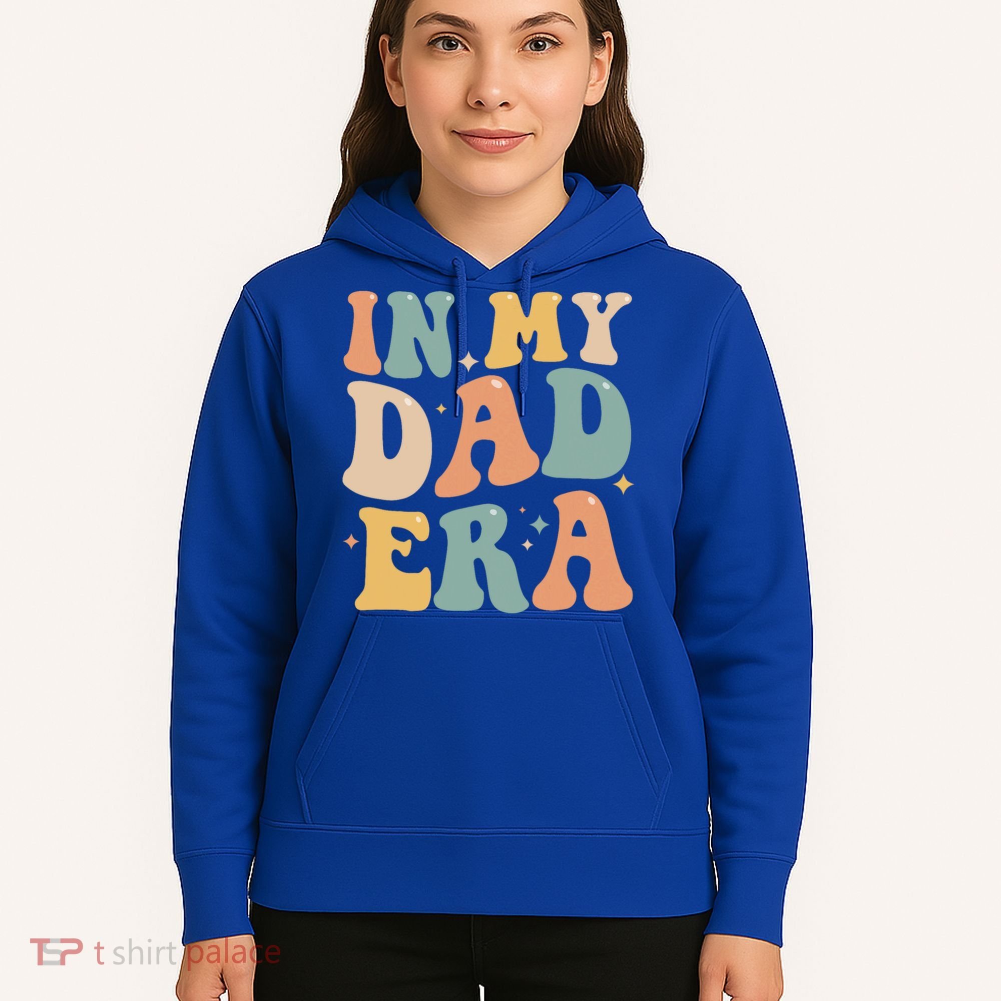 Funny In My Dad Era Lover Groovy Retro Daddy Fathers Day Gift Hoodie