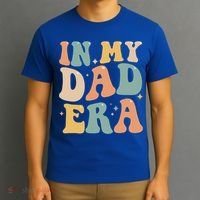 Funny In My Dad Era Lover Groovy Retro Daddy Fathers Day Gift T-Shirt thumb 3