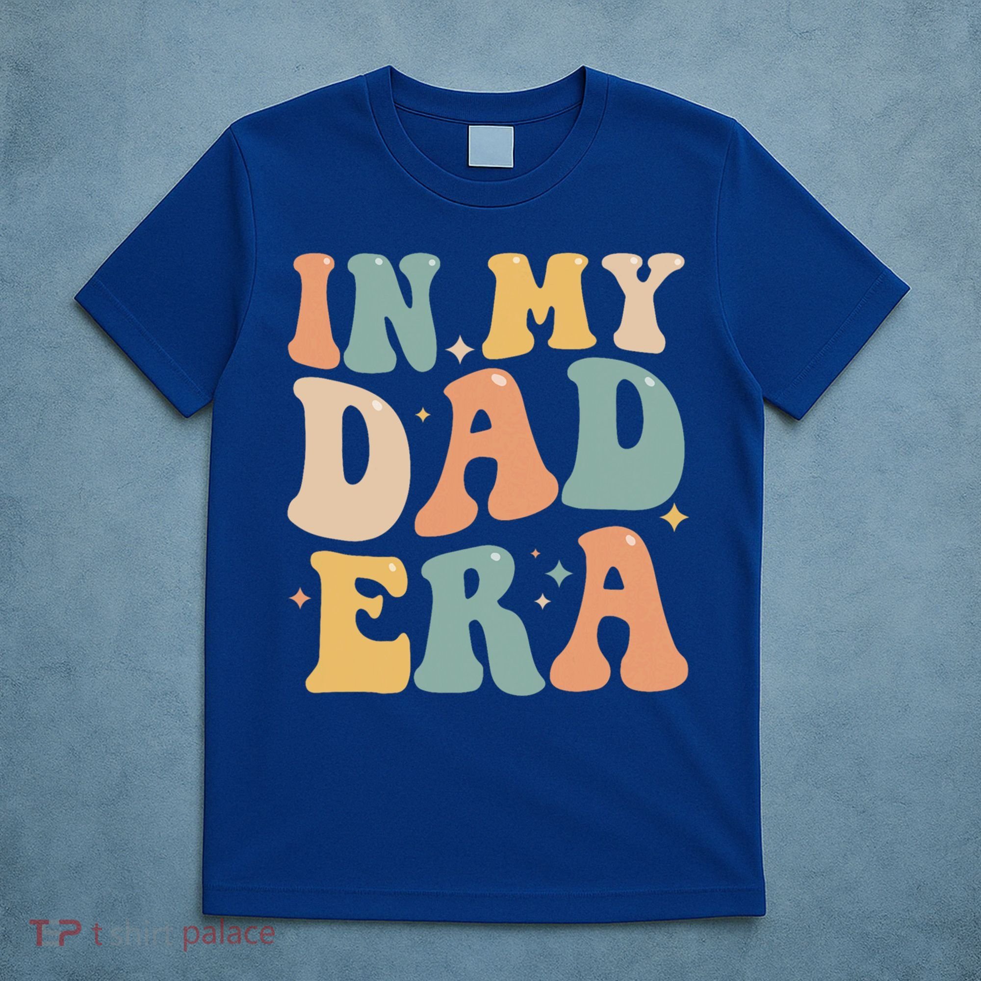 Funny In My Dad Era Lover Groovy Retro Daddy Fathers Day Gift T-Shirt