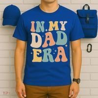Funny In My Dad Era Lover Groovy Retro Daddy Fathers Day Gift T-Shirt thumb 6