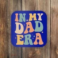 Funny In My Dad Era Lover Groovy Retro Daddy Fathers Day Gift Coaster thumb 0