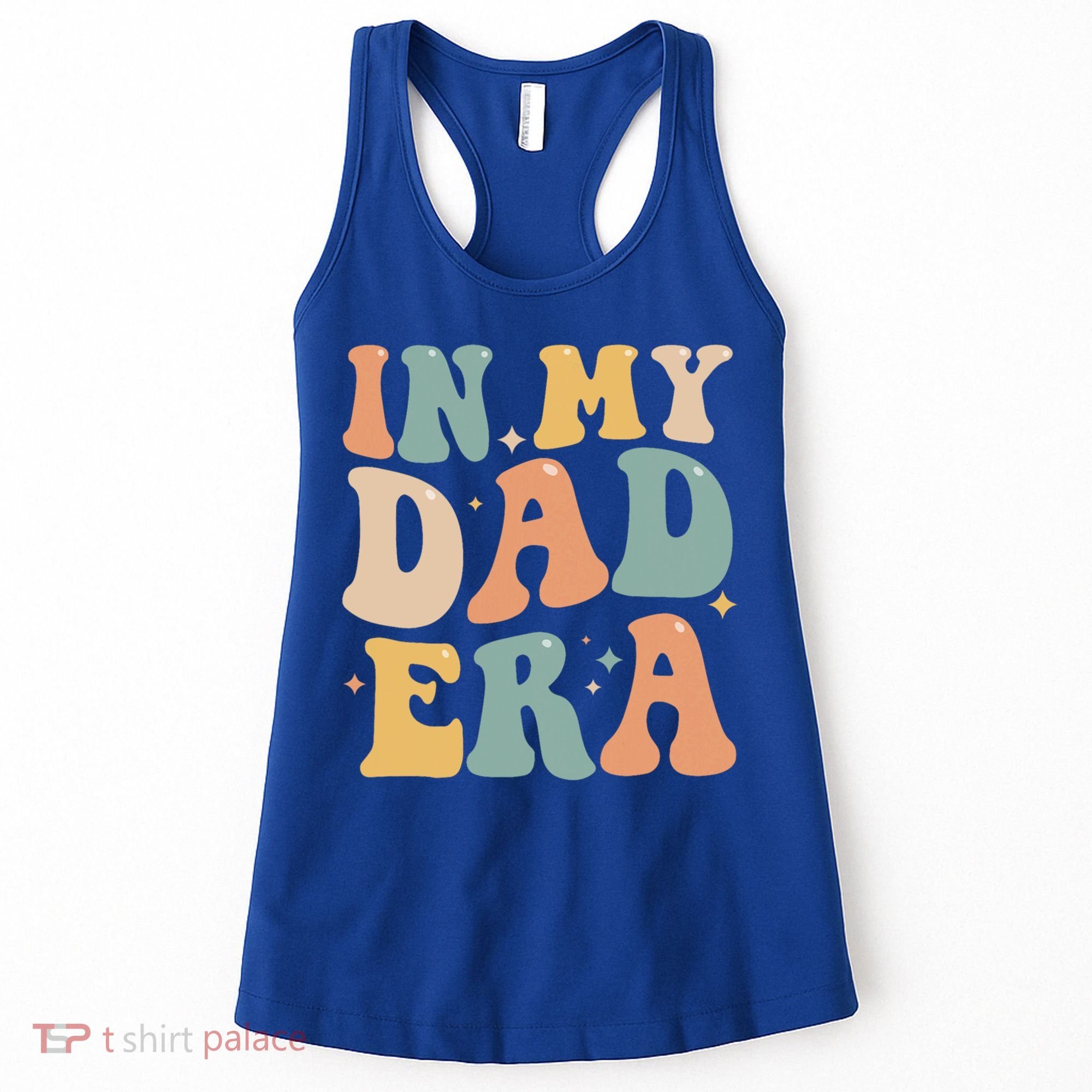 Funny In My Dad Era Lover Groovy Retro Daddy Fathers Day Gift Women's Tank Top