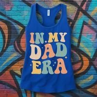 Funny In My Dad Era Lover Groovy Retro Daddy Fathers Day Gift Women's Tank Top thumb 3