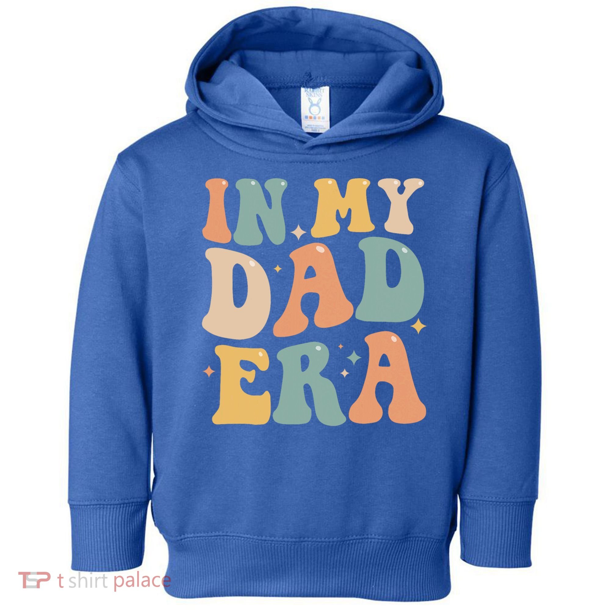 Funny In My Dad Era Lover Groovy Retro Daddy Fathers Day Gift Toddler Hoodie