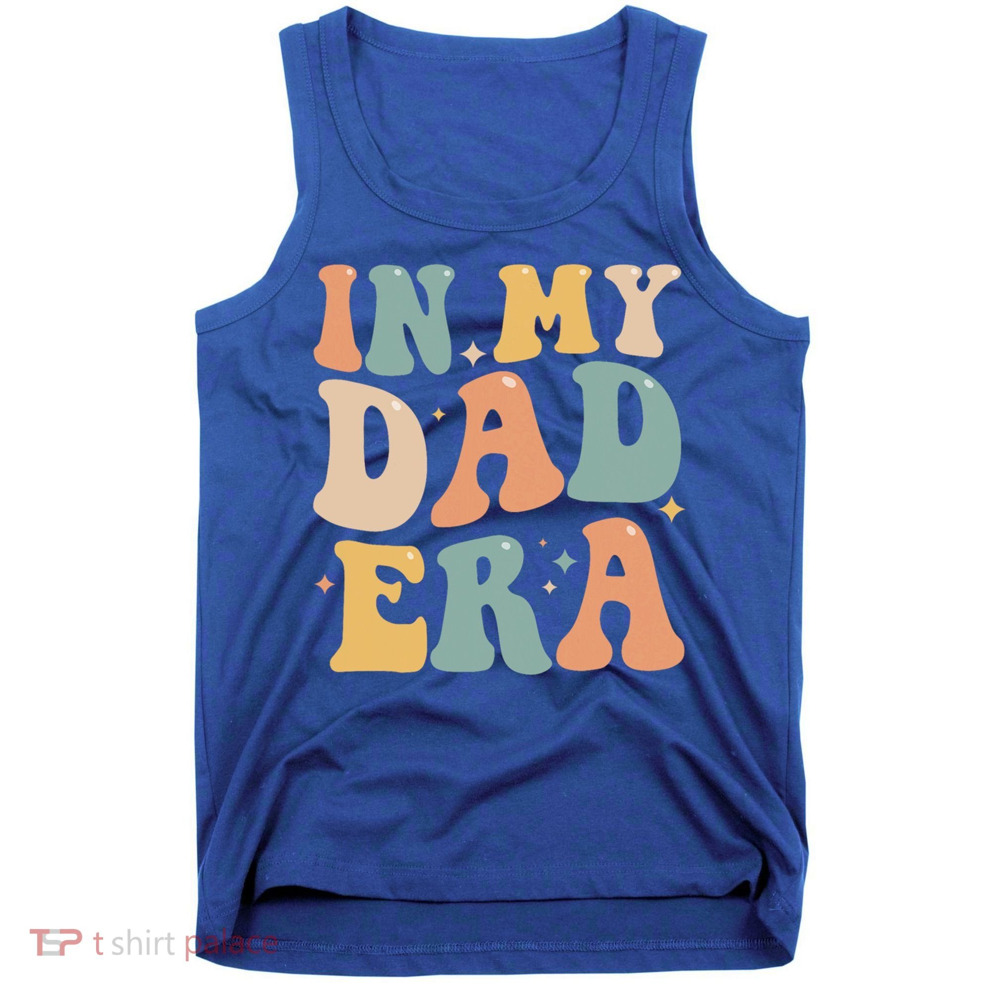 Funny In My Dad Era Lover Groovy Retro Daddy Fathers Day Gift Tank Top