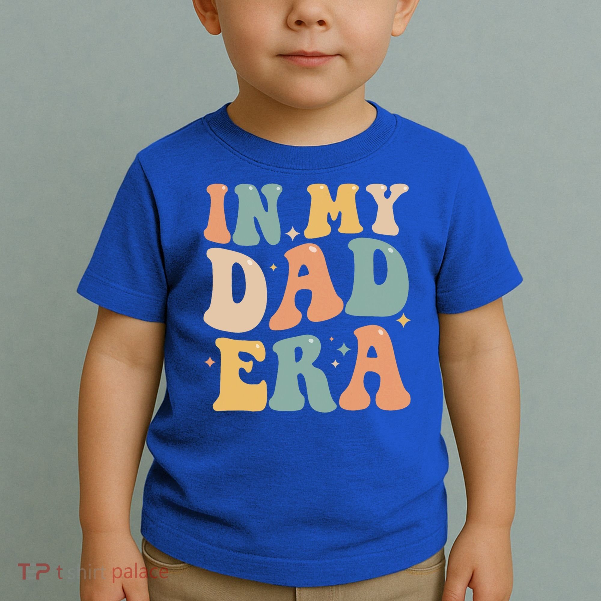 Funny In My Dad Era Lover Groovy Retro Daddy Fathers Day Gift Toddler T-Shirt