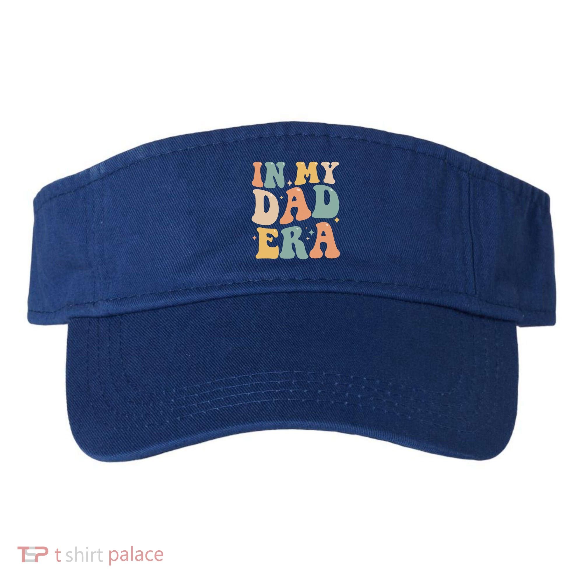 Funny In My Dad Era Lover Groovy Retro Daddy Fathers Day Gift Visor