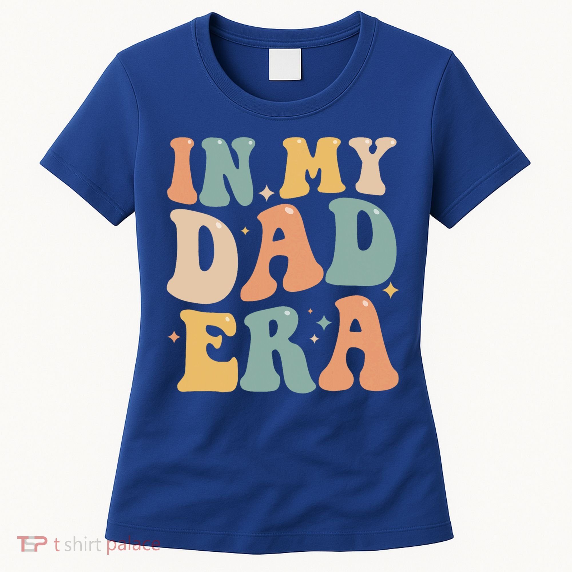 Funny In My Dad Era Lover Groovy Retro Daddy Fathers Day Gift Women's T-Shirt