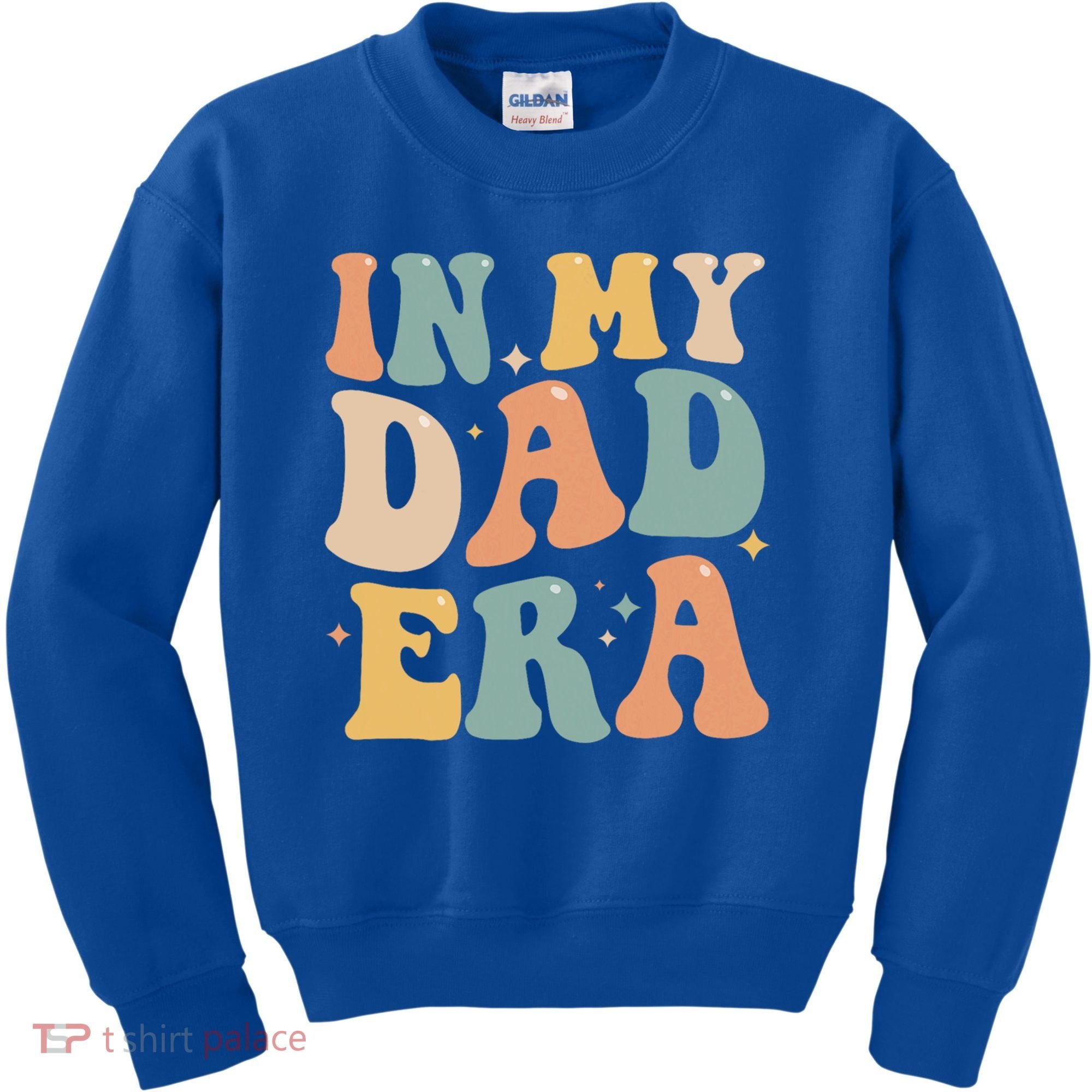 Funny In My Dad Era Lover Groovy Retro Daddy Fathers Day Gift Kids Sweatshirt