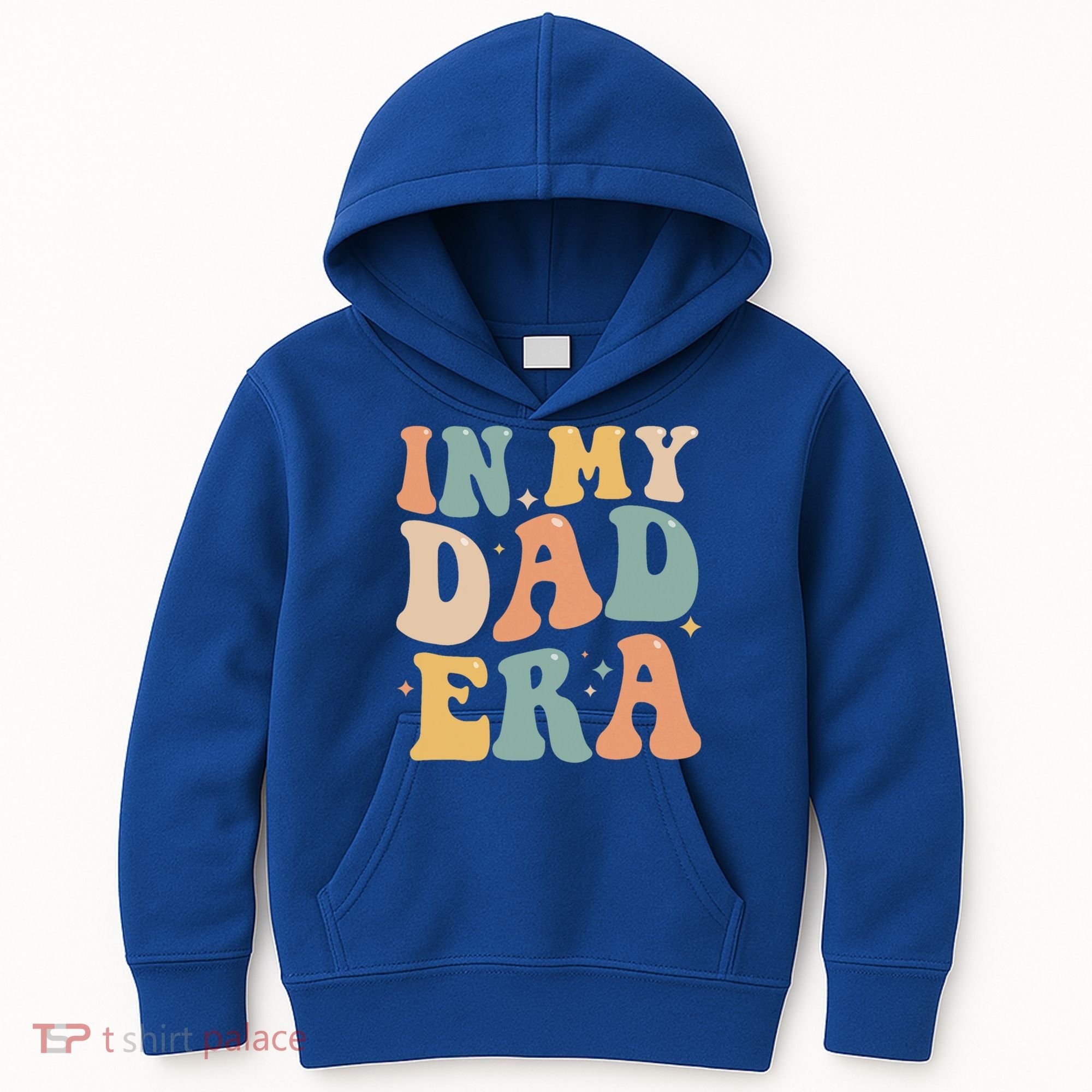 Funny In My Dad Era Lover Groovy Retro Daddy Fathers Day Gift Kids Hoodie