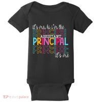 Funny ItS Me Hi IM The Assistant Principal ItS Me School Baby Bodysuit thumb 0