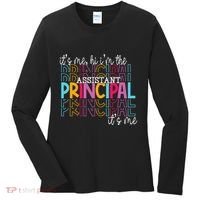 Funny ItS Me Hi IM The Assistant Principal ItS Me School Women's Long Sleeve Shirt thumb 0