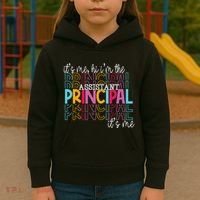 Funny ItS Me Hi IM The Assistant Principal ItS Me School Kids Hoodie thumb 3