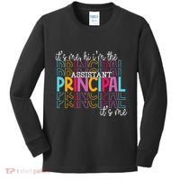Funny ItS Me Hi IM The Assistant Principal ItS Me School Kids Long Sleeve Shirt thumb 0