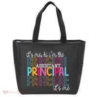 Funny ItS Me Hi IM The Assistant Principal ItS Me School Tote Bag thumb 0
