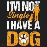 Funny I'm Not Single I Have A Dog Women's Sweatshirt thumb 2