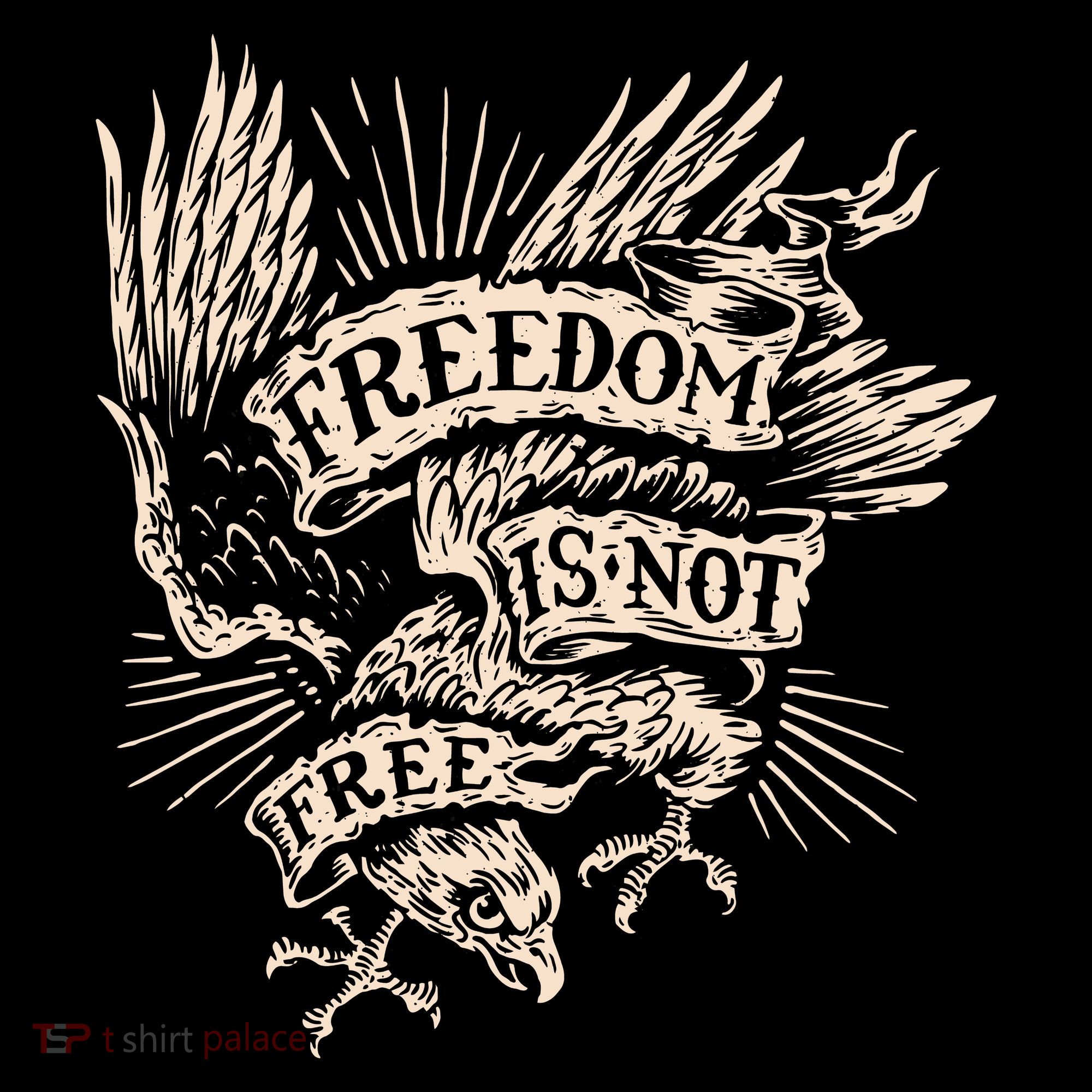 Freedom Is Not Free Eagle Bucket Hat
