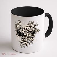 Freedom Is Not Free Eagle Coffee Mug thumb 1