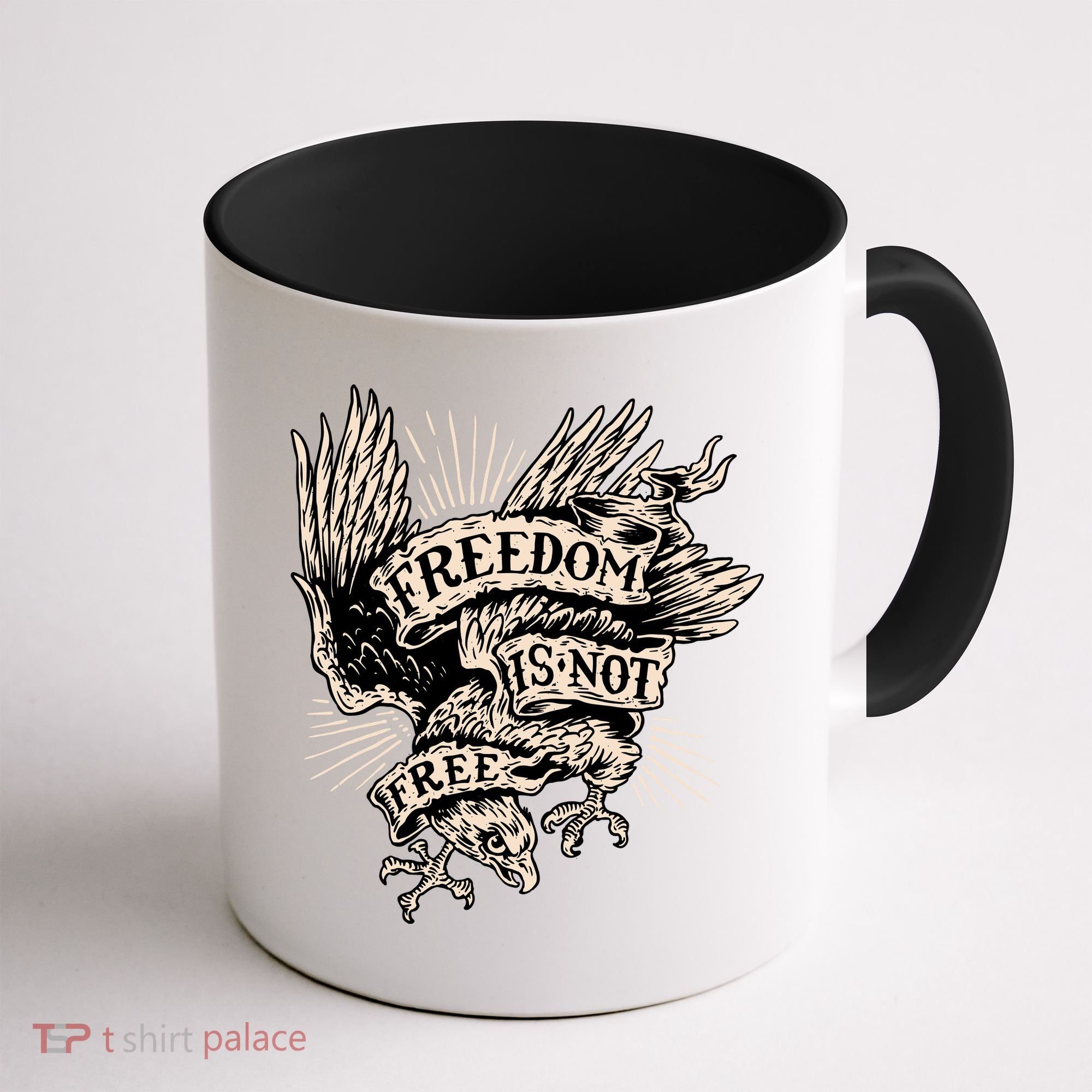 Freedom Is Not Free Eagle Coffee Mug