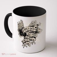 Freedom Is Not Free Eagle Coffee Mug thumb 0