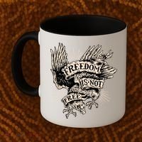 Freedom Is Not Free Eagle Coffee Mug thumb 2